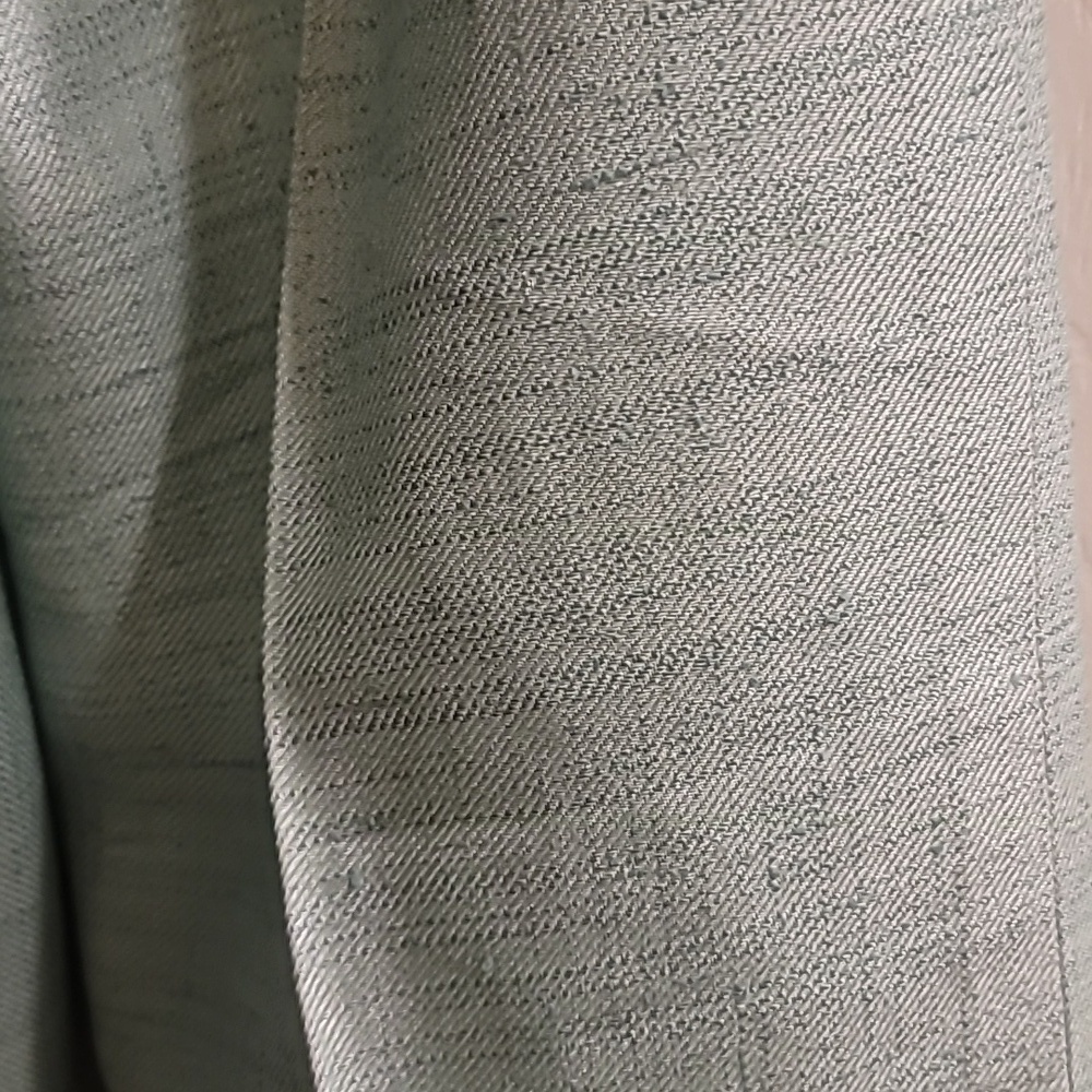 Vintage Light Green Or Aqua Wide Leg Linen Pants Sz 2 - Picture 5 of 6
